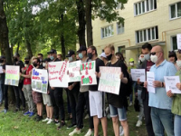 В Минске началась акция протеста из-за смерти нелегального мигранта