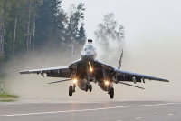 В Астраханской области сгорел МиГ-29